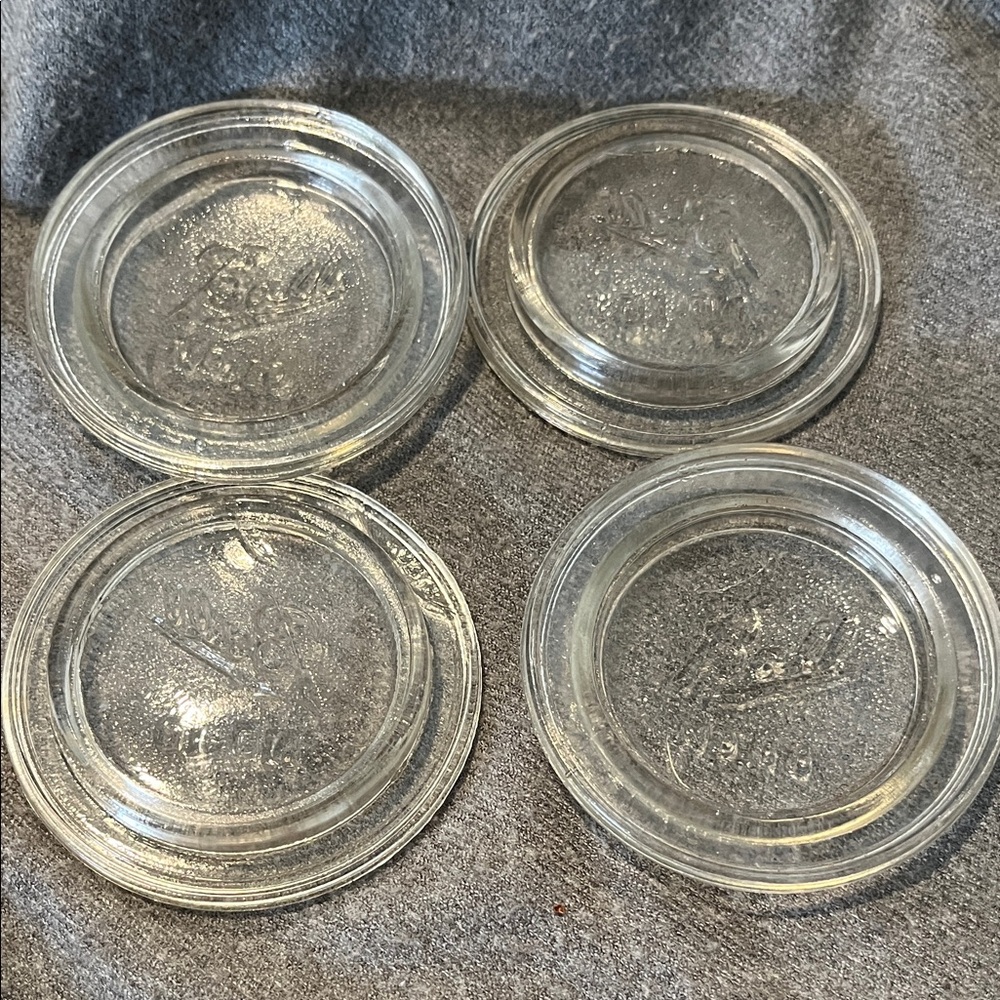 Vintage Ball No. 10 Caps-Set of 4